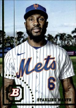2022 Bowman Heritage - Image Swap #18 Starling Marte Front