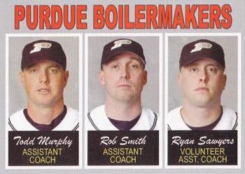 2004 Purdue Boilermakers #NNO Todd Murphy / Rob Smith / Ryan Sawyers Front