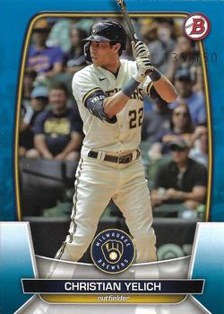 2023 Bowman - Blue #23 Christian Yelich Front