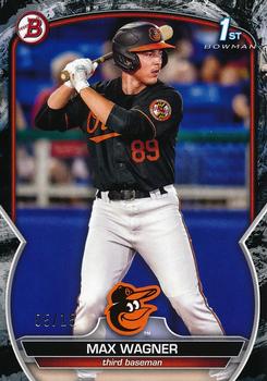 2023 Bowman - Prospects Black Pattern #BP-8 Max Wagner Front