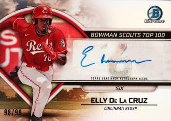 2023 Bowman - Bowman Scouts Top 100 Autographs #BTP-6 Elly De La Cruz Front