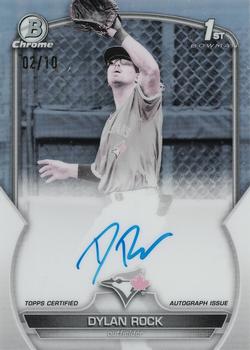 2023 Bowman - Chrome Prospect Autographs Pearl Refractor #CPA-DRK Dylan Rock Front