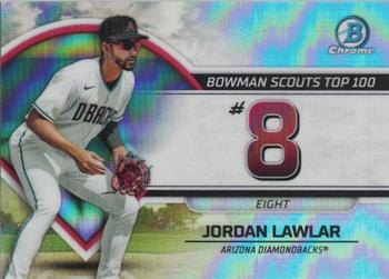2023 Bowman - Bowman Scouts Top 100 #BTP-8 Jordan Lawlar Front