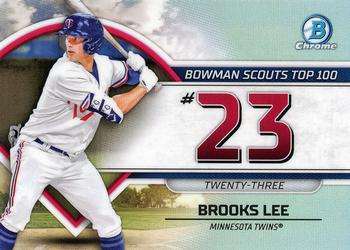 2023 Bowman - Bowman Scouts Top 100 #BTP-23 Brooks Lee Front
