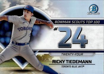 2023 Bowman - Bowman Scouts Top 100 #BTP-24 Ricky Tiedemann Front