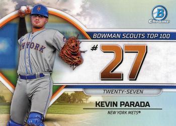 2023 Bowman - Bowman Scouts Top 100 #BTP-27 Kevin Parada Front