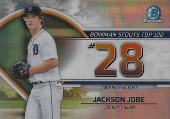 2023 Bowman - Bowman Scouts Top 100 #BTP-28 Jackson Jobe Front