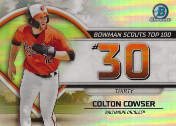 2023 Bowman - Bowman Scouts Top 100 #BTP-30 Colton Cowser Front