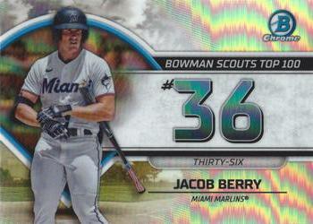 2023 Bowman - Bowman Scouts Top 100 #BTP-36 Jacob Berry Front
