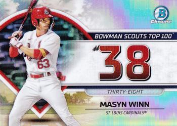 2023 Bowman - Bowman Scouts Top 100 #BTP-38 Masyn Winn Front