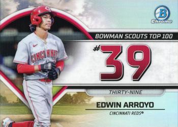 2023 Bowman - Bowman Scouts Top 100 #BTP-39 Edwin Arroyo Front