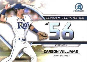 2023 Bowman - Bowman Scouts Top 100 #BTP-56 Carson Williams Front