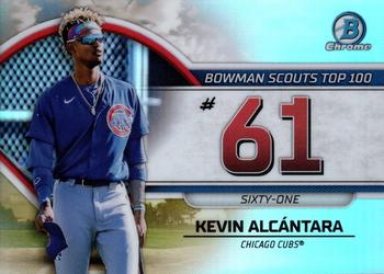 2023 Bowman - Bowman Scouts Top 100 #BTP-61 Kevin Alcantara Front