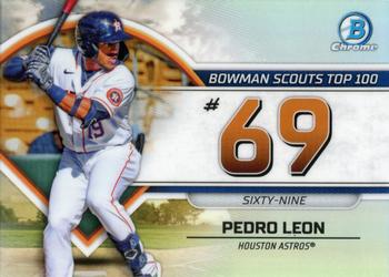 2023 Bowman - Bowman Scouts Top 100 #BTP-69 Pedro Leon Front