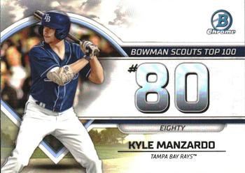 2023 Bowman - Bowman Scouts Top 100 #BTP-80 Kyle Manzardo Front