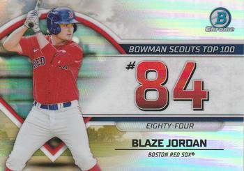 2023 Bowman - Bowman Scouts Top 100 #BTP-84 Blaze Jordan Front