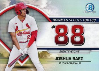 2023 Bowman - Bowman Scouts Top 100 #BTP-88 Joshua Baez Front