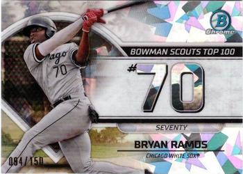 2023 Bowman - Bowman Scouts Top 100 Atomic Refractor #BTP-70 Bryan Ramos Front
