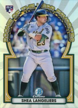 2023 Bowman - Rookie of the Year Favorites #ROYF-10 Shea Langeliers Front