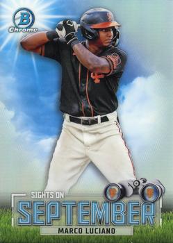 2023 Bowman - Sights on September #SOS-17 Marco Luciano Front