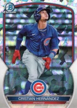 2023 Bowman - Chrome Prospects Atomic Refractor #BCP-24 Cristian Hernández Front