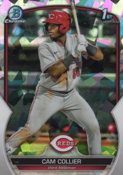 2023 Bowman - Chrome Prospects Atomic Refractor #BCP-125 Cam Collier Front