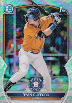 2023 Bowman - Chrome Prospects Lunar Glow Refractor #BCP-10 Ryan Clifford Front