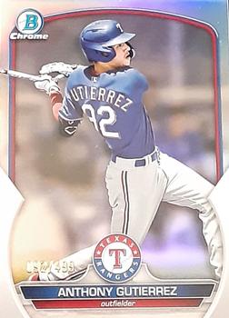 2023 Bowman - Chrome Prospects Refractor #BCP-85 Anthony Gutierrez Front