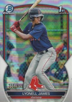 2023 Bowman - Chrome Prospects Refractor #BCP-118 Lyonell James Front