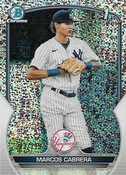 2023 Bowman - Chrome Prospects Speckle Refractor #BCP-46 Marcos Cabrera Front