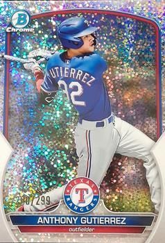 2023 Bowman - Chrome Prospects Speckle Refractor #BCP-85 Anthony Gutierrez Front