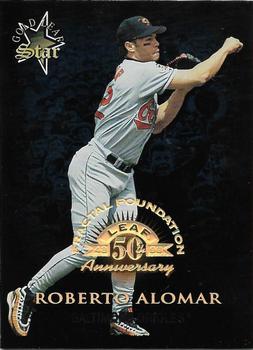 1998 Leaf - Fractal Foundations Promos #159 Roberto Alomar Front