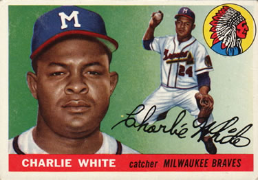 1955 Topps #103 Charlie White Front