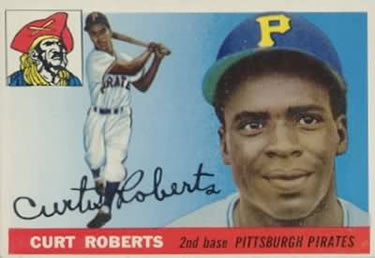 1955 Topps #107 Curt Roberts Front
