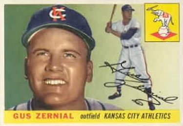 1955 Topps #110 Gus Zernial Front