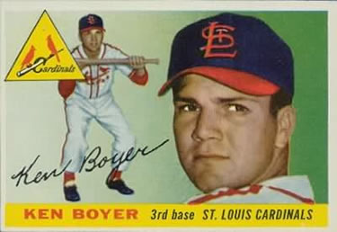 1955 Topps #125 Ken Boyer Front