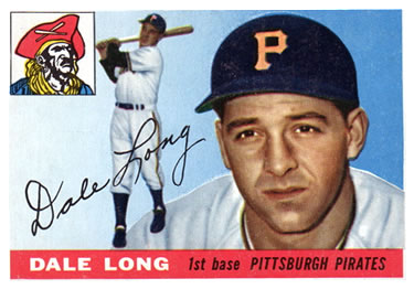 1955 Topps #127 Dale Long Front