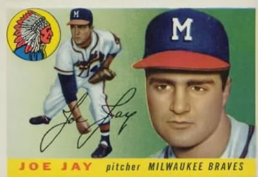 1955 Topps #134 Joe Jay Front