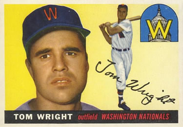 1955 Topps #141 Tom Wright Front