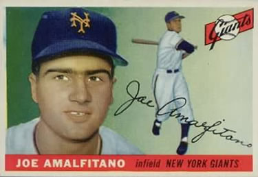 1955 Topps #144 Joe Amalfitano Front