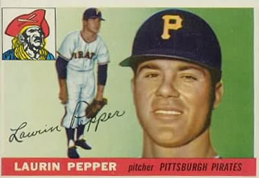 1955 Topps #147 Laurin Pepper Front
