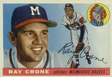 1955 Topps #149 Ray Crone Front