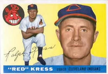1955 Topps #151 Red Kress Front