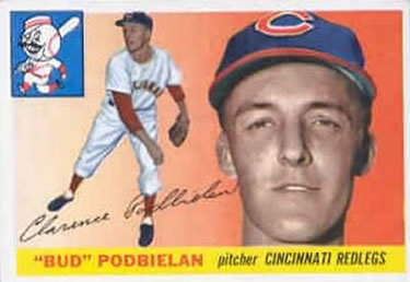 1955 Topps #153 Bud Podbielan Front
