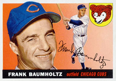 1955 Topps #172 Frank Baumholtz Front