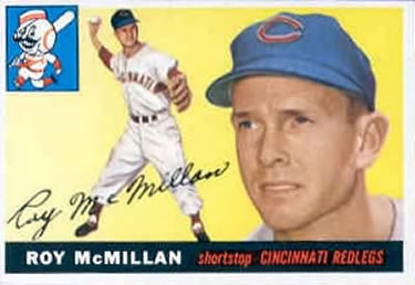 1955 Topps #181 Roy McMillan Front