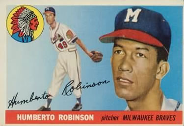 1955 Topps #182 Humberto Robinson Front
