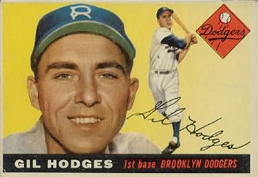 1955 Topps #187 Gil Hodges Front