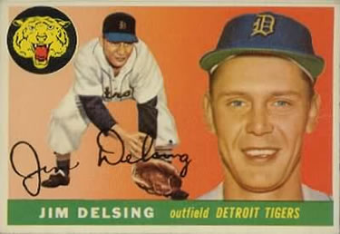 1955 Topps #192 Jim Delsing Front