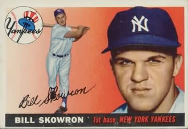 1955 Topps #22 Bill Skowron Front